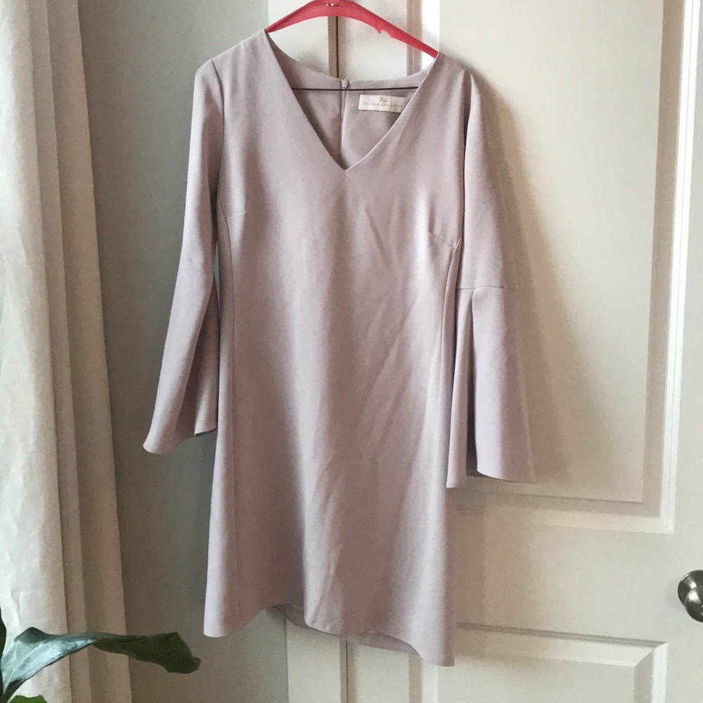 Amanda Uprichard Flare Sleeved Mini Dress